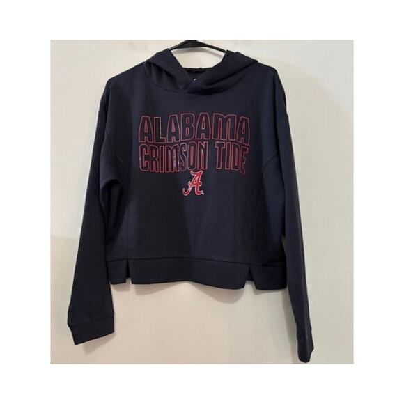 Alabama Crimson Tide Concepts Sport Hoodie Pullover Cropped Medium New - Picture 1 of 6